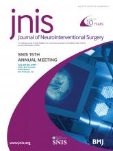 Journal of NeuroInterventional Surgery: 10 (Suppl 2)