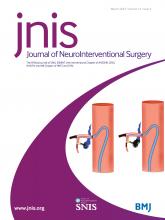 Journal of NeuroInterventional Surgery: 15 (3)