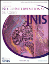 Journal of NeuroInterventional Surgery: 4 (1)