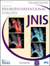Journal of NeuroInterventional Surgery: 7 (12)